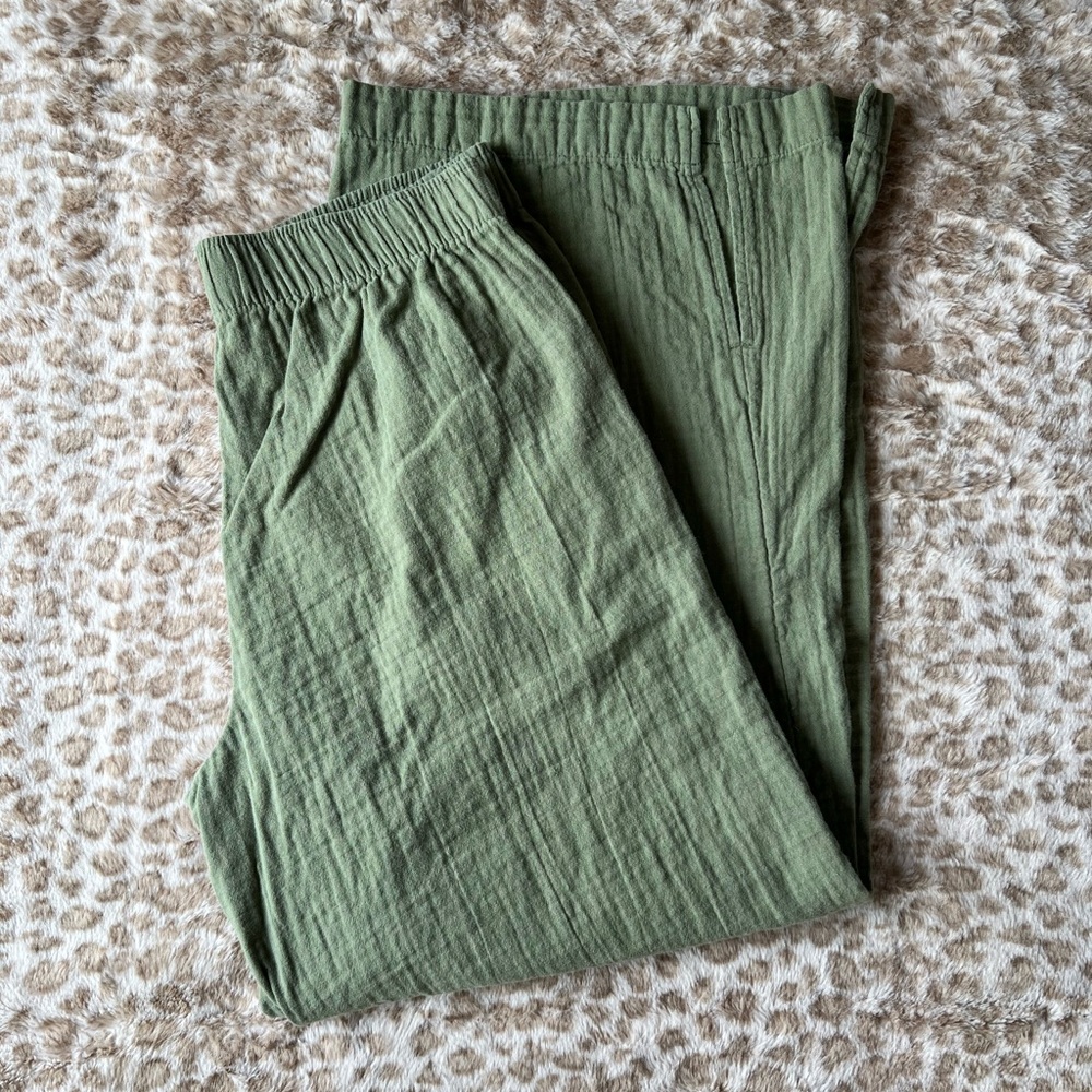 Old Navy Sage Green wide leg pants